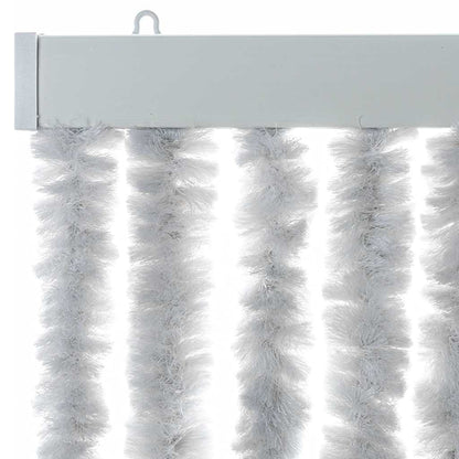 vidaXL Fly Curtain Grey 56x185 cm Chenille