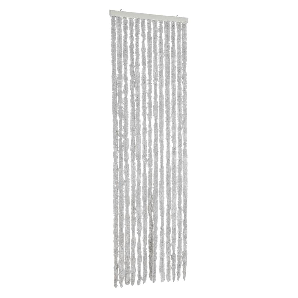 vidaXL Fly Curtain Grey 56x200 cm Chenille