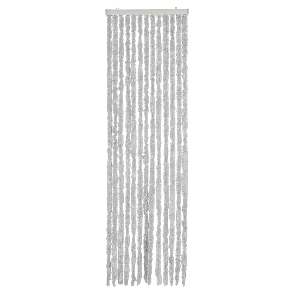 vidaXL Fly Curtain Grey 56x200 cm Chenille