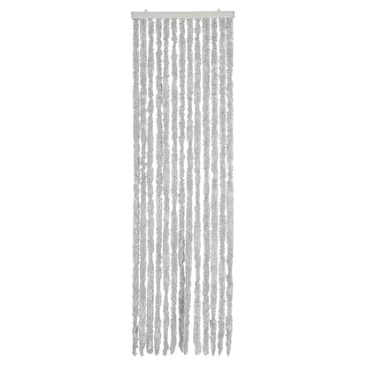 vidaXL Fly Curtain Grey 56x200 cm Chenille