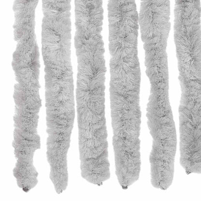 vidaXL Fly Curtain Grey 56x200 cm Chenille