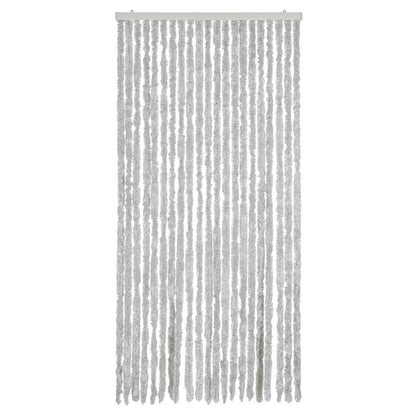 vidaXL Fly Curtain Grey 90x220 cm Chenille