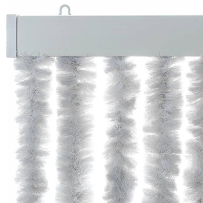 vidaXL Fly Curtain Grey 90x220 cm Chenille