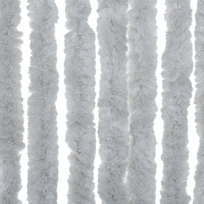 vidaXL Fly Curtain Grey 100x200 cm Chenille