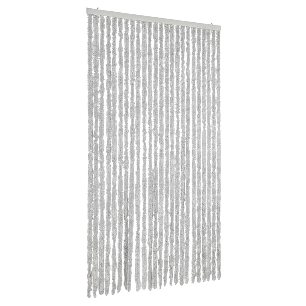 vidaXL Fly Curtain Grey 100x220 cm Chenille