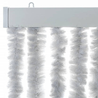 vidaXL Fly Curtain Grey 100x220 cm Chenille
