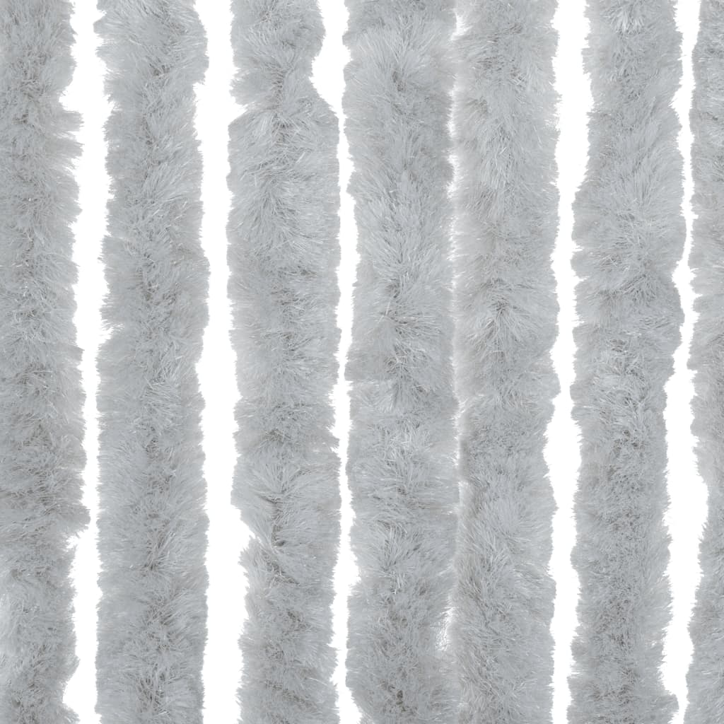 vidaXL Fly Curtain Grey 100x220 cm Chenille