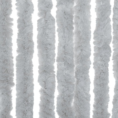 vidaXL Fly Curtain Grey 100x220 cm Chenille