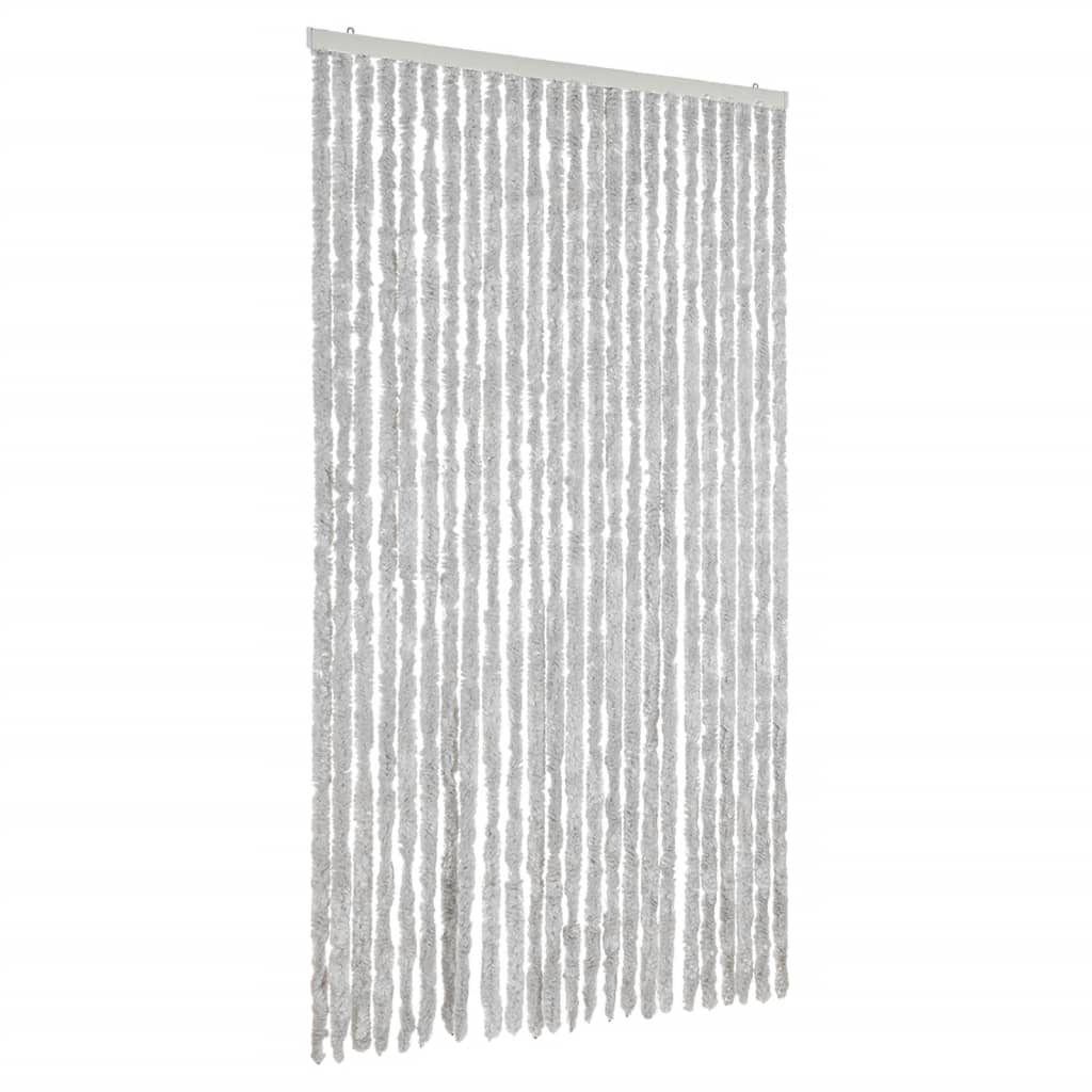 vidaXL Fly Curtain Grey 100x230 cm Chenille