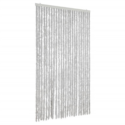 vidaXL Fly Curtain Grey 100x230 cm Chenille