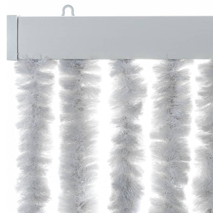 vidaXL Fly Curtain Grey 100x230 cm Chenille
