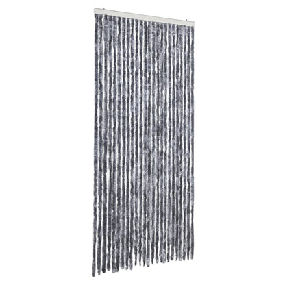 vidaXL Fly Curtain Silver 100x230 cm Chenille
