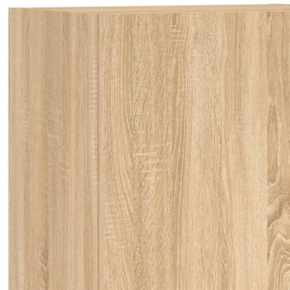 vidaXL TV Wall Unit | Sonoma Oak | Engineered Wood | Medium | TV Wall Unit