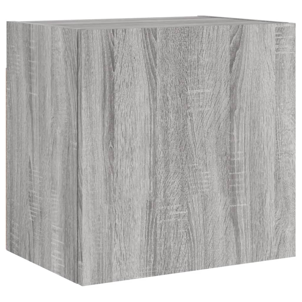 vidaXL 4 Piece TV Wall Units Grey Sonoma Engineered Wood