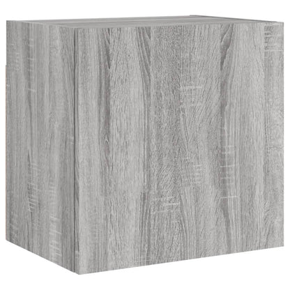 vidaXL 4 Piece TV Wall Units Grey Sonoma Engineered Wood