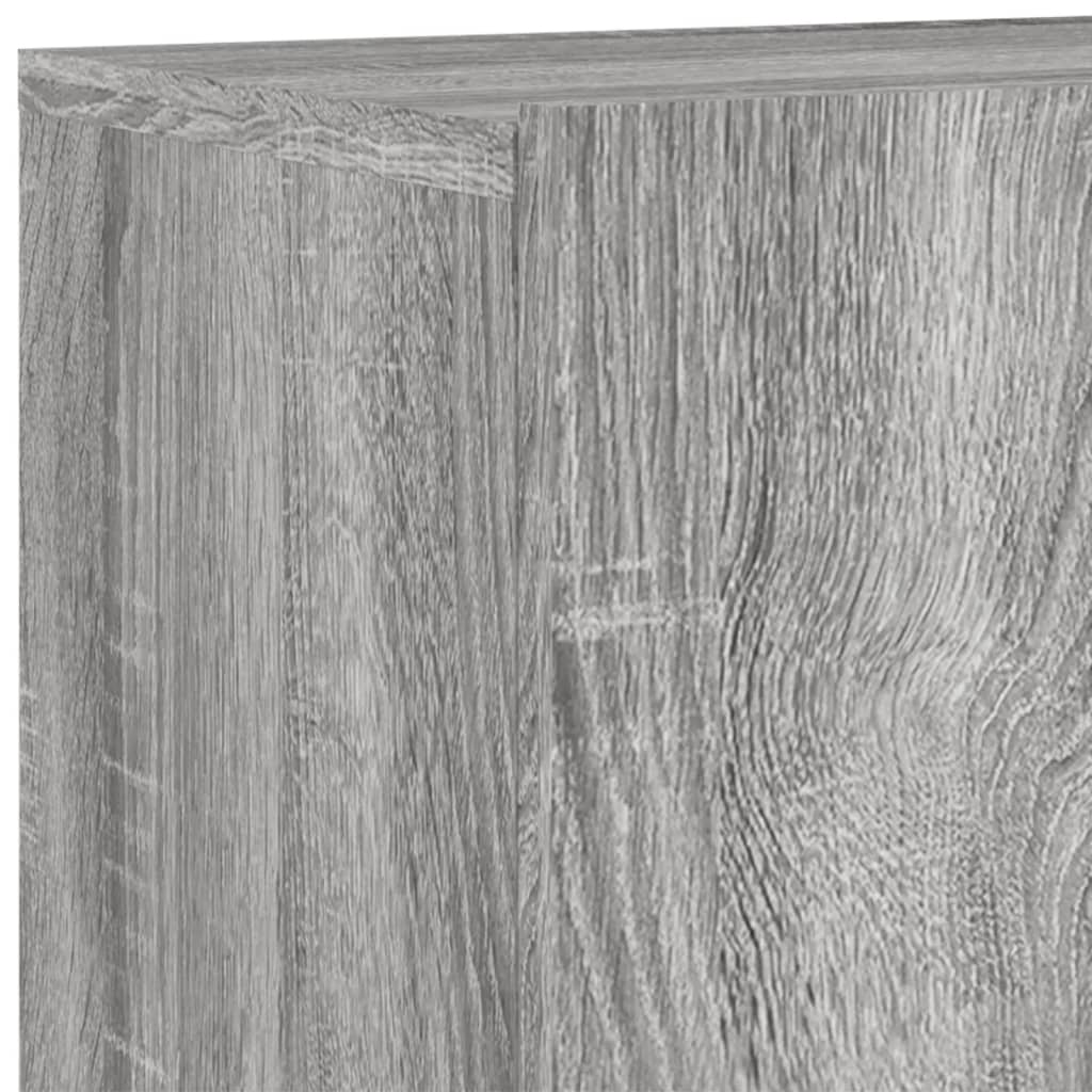 vidaXL 4 Piece TV Wall Units Grey Sonoma Engineered Wood