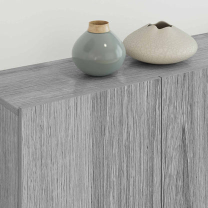 vidaXL 4 Piece TV Wall Units Grey Sonoma Engineered Wood