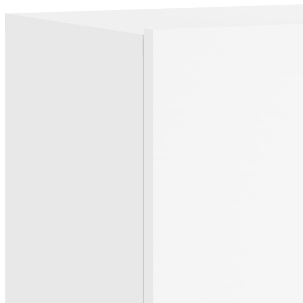 vidaXL 5 Piece TV Wall Units White Engineered Wood
