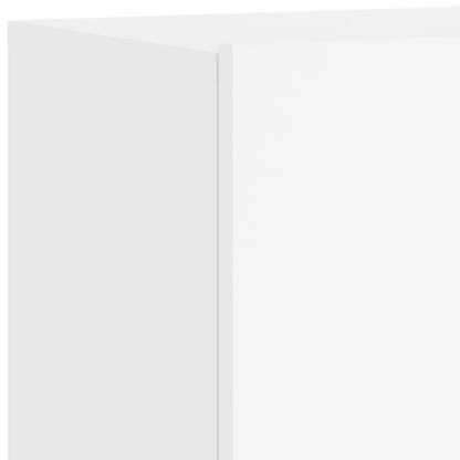 vidaXL 5 Piece TV Wall Units White Engineered Wood