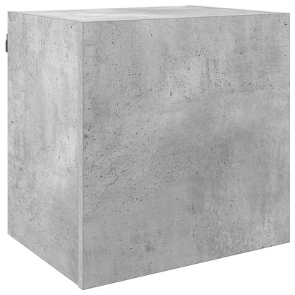 vidaXL 5 Piece TV Wall Units Concrete Grey Engineered Wood
