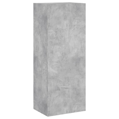 vidaXL 5 Piece TV Wall Units Concrete Grey Engineered Wood
