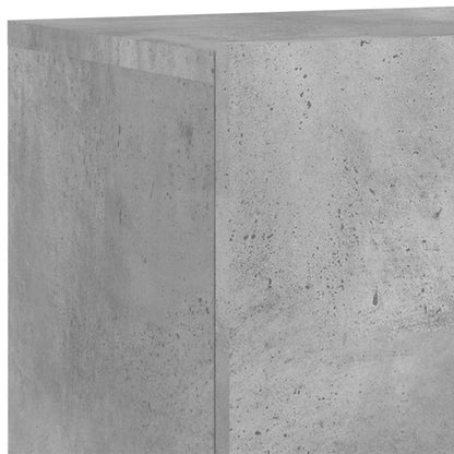 vidaXL 5 Piece TV Wall Units Concrete Grey Engineered Wood