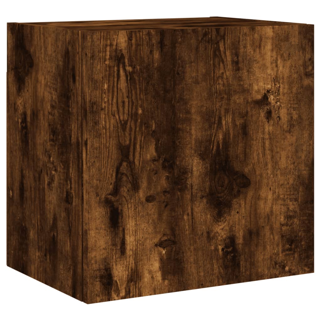 vidaXL 5 Piece TV Wall Units Smoked Oak Engineered Wood