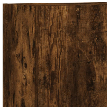 vidaXL 5 Piece TV Wall Units Smoked Oak Engineered Wood