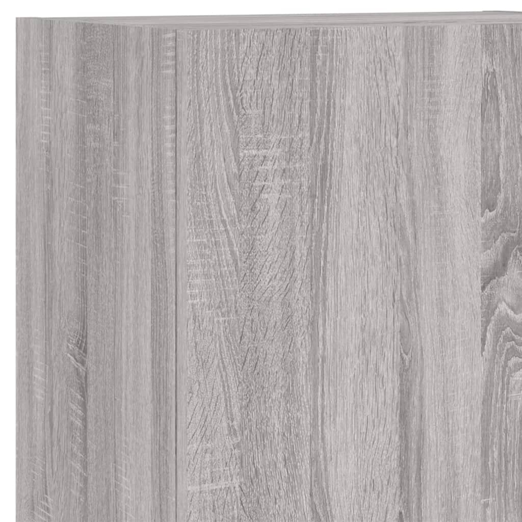 vidaXL 5 Piece TV Wall Units Grey Sonoma Engineered Wood