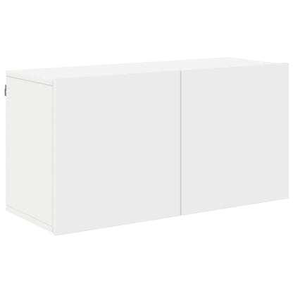 vidaXL 5 Piece TV Wall Units White Engineered Wood