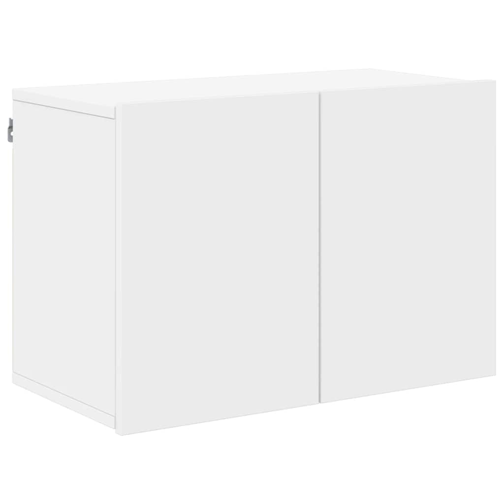 vidaXL 5 Piece TV Wall Units White Engineered Wood