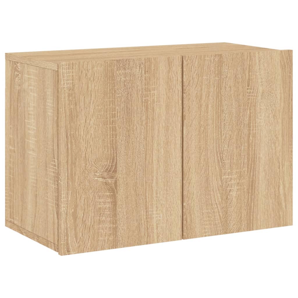 vidaXL 5 Piece TV Wall Units Sonoma Oak Engineered Wood