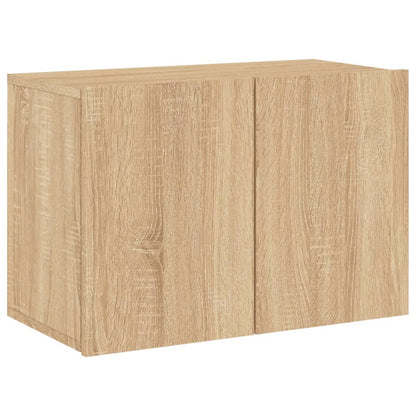 vidaXL 5 Piece TV Wall Units Sonoma Oak Engineered Wood