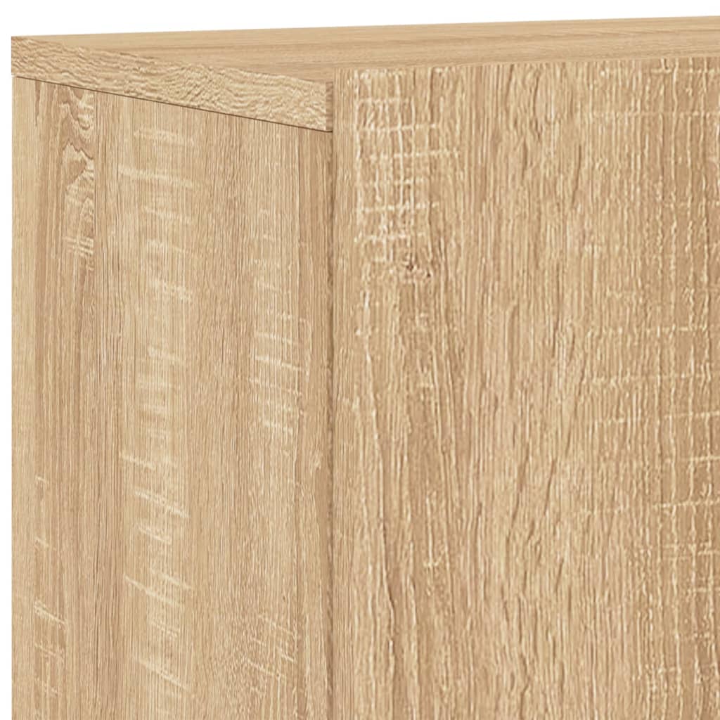 vidaXL 5 Piece TV Wall Units Sonoma Oak Engineered Wood
