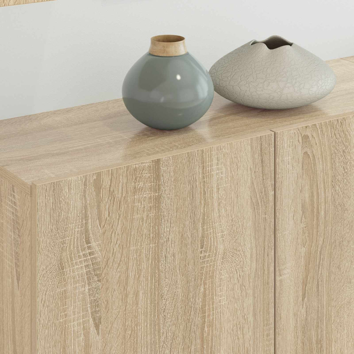 vidaXL 5 Piece TV Wall Units Sonoma Oak Engineered Wood