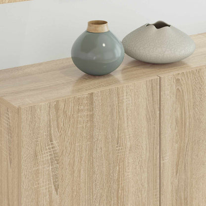 vidaXL 5 Piece TV Wall Units Sonoma Oak Engineered Wood