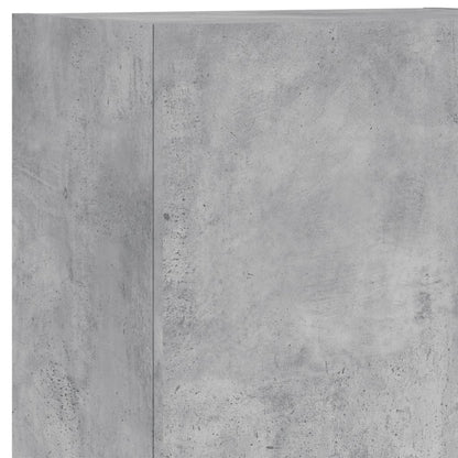 vidaXL 5 Piece TV Wall Units Concrete Grey Engineered Wood