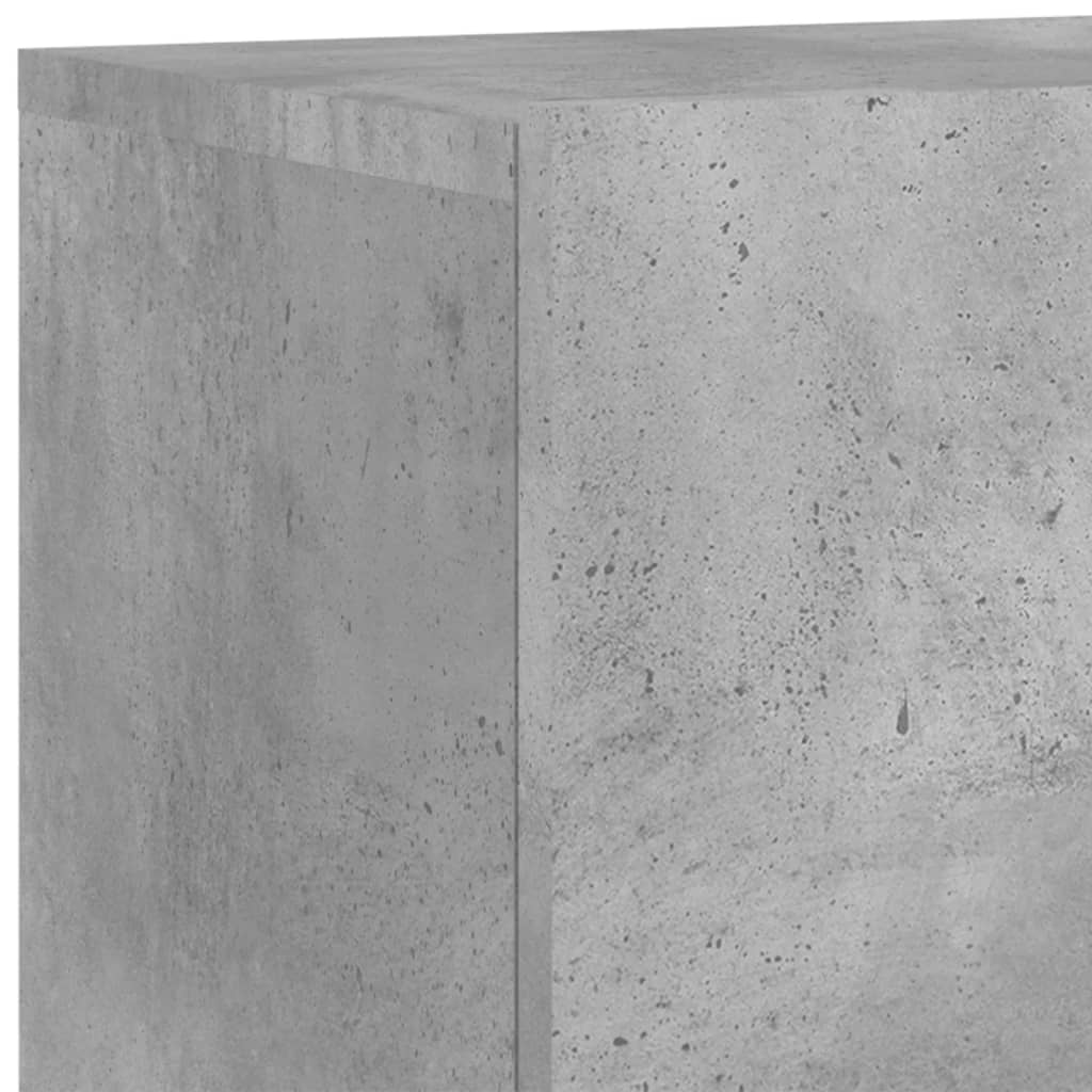 vidaXL 5 Piece TV Wall Units Concrete Grey Engineered Wood