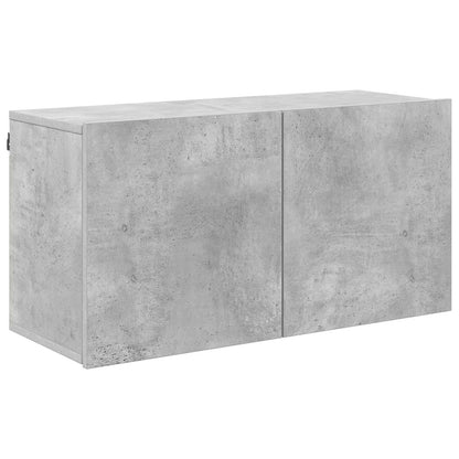 vidaXL 5 Piece TV Wall Units Concrete Grey Engineered Wood