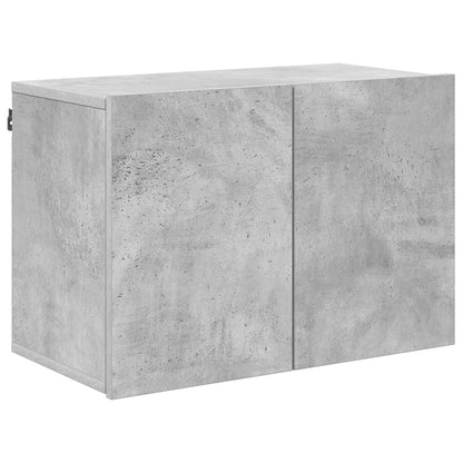vidaXL 5 Piece TV Wall Units Concrete Grey Engineered Wood