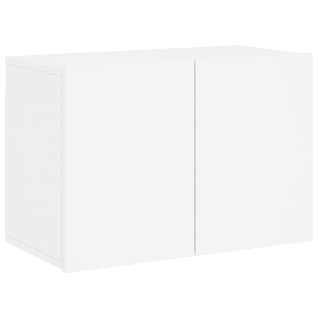 vidaXL | TV Wall Units | Wall-mounted 6 pcs white Engineered wood