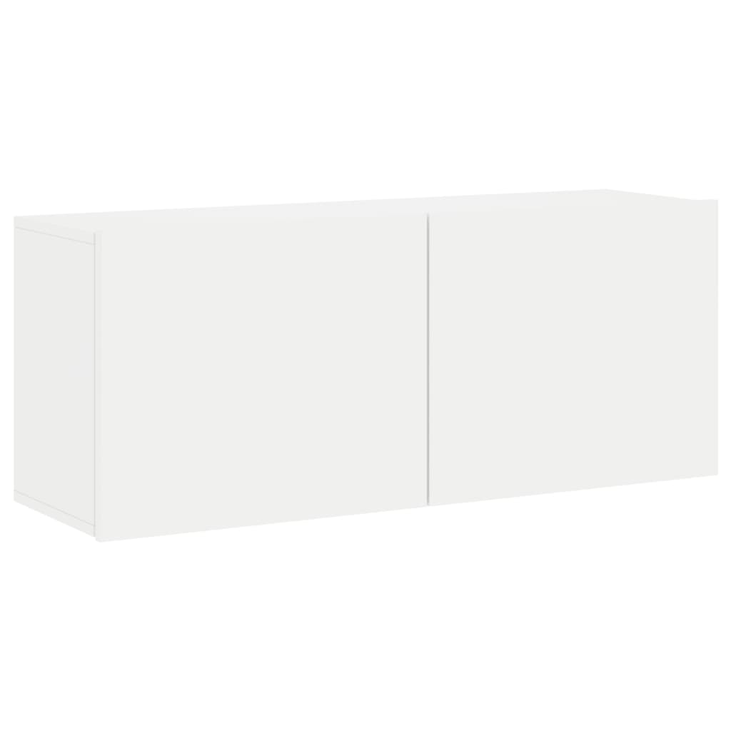 vidaXL | TV Wall Units | Wall-mounted 6 pcs white Engineered wood