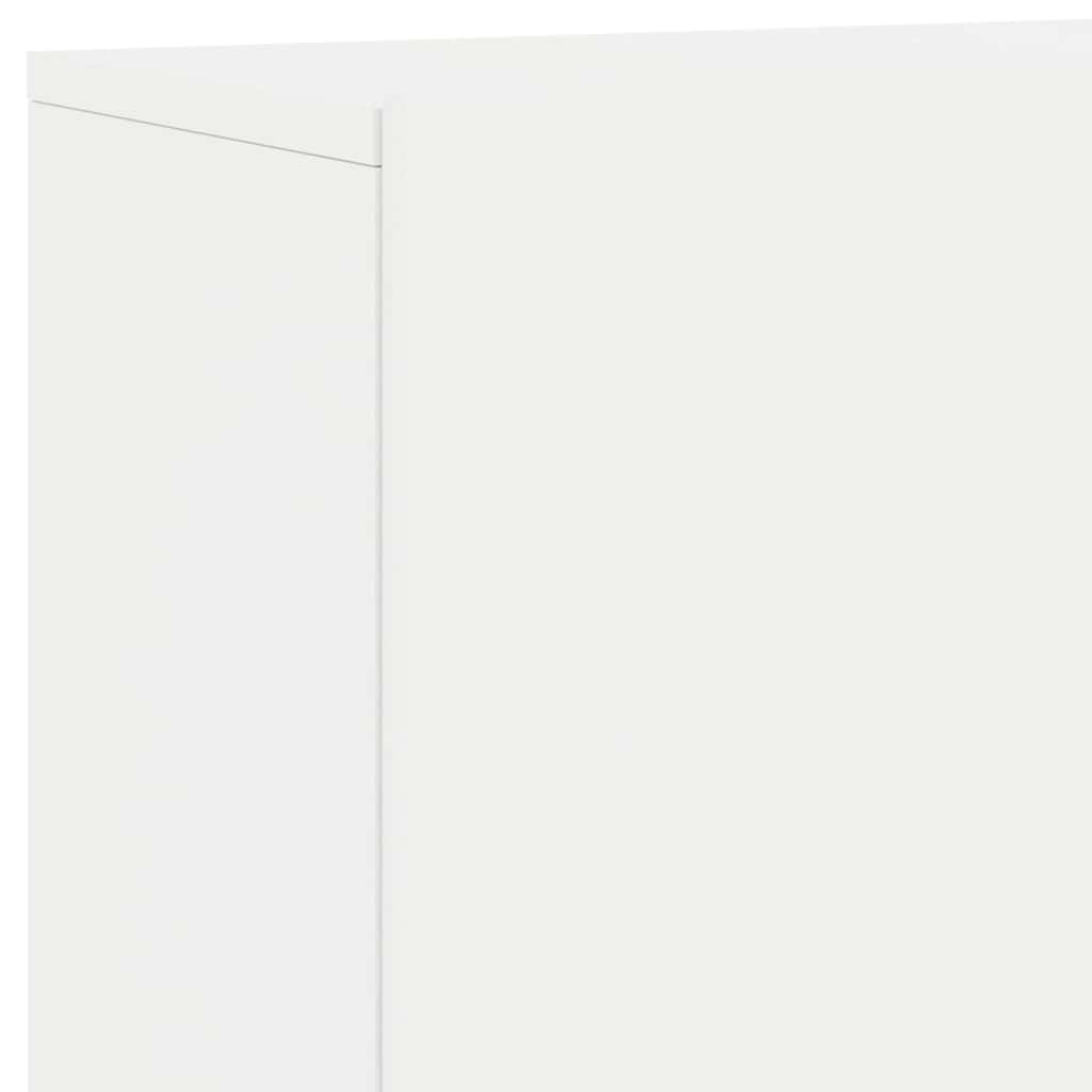 vidaXL 6 Piece TV Wall Units White Engineered Wood