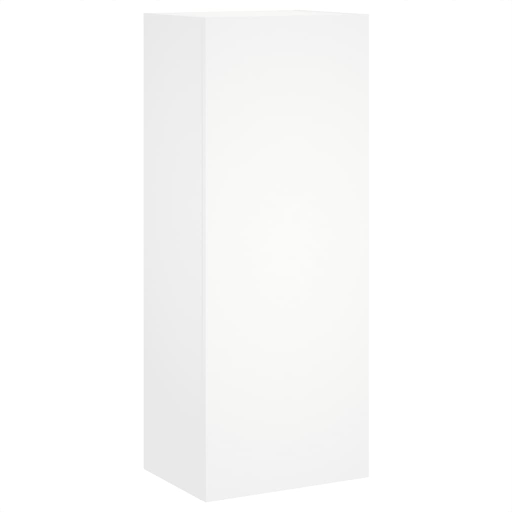 vidaXL 5 Piece TV Wall Units White Engineered Wood