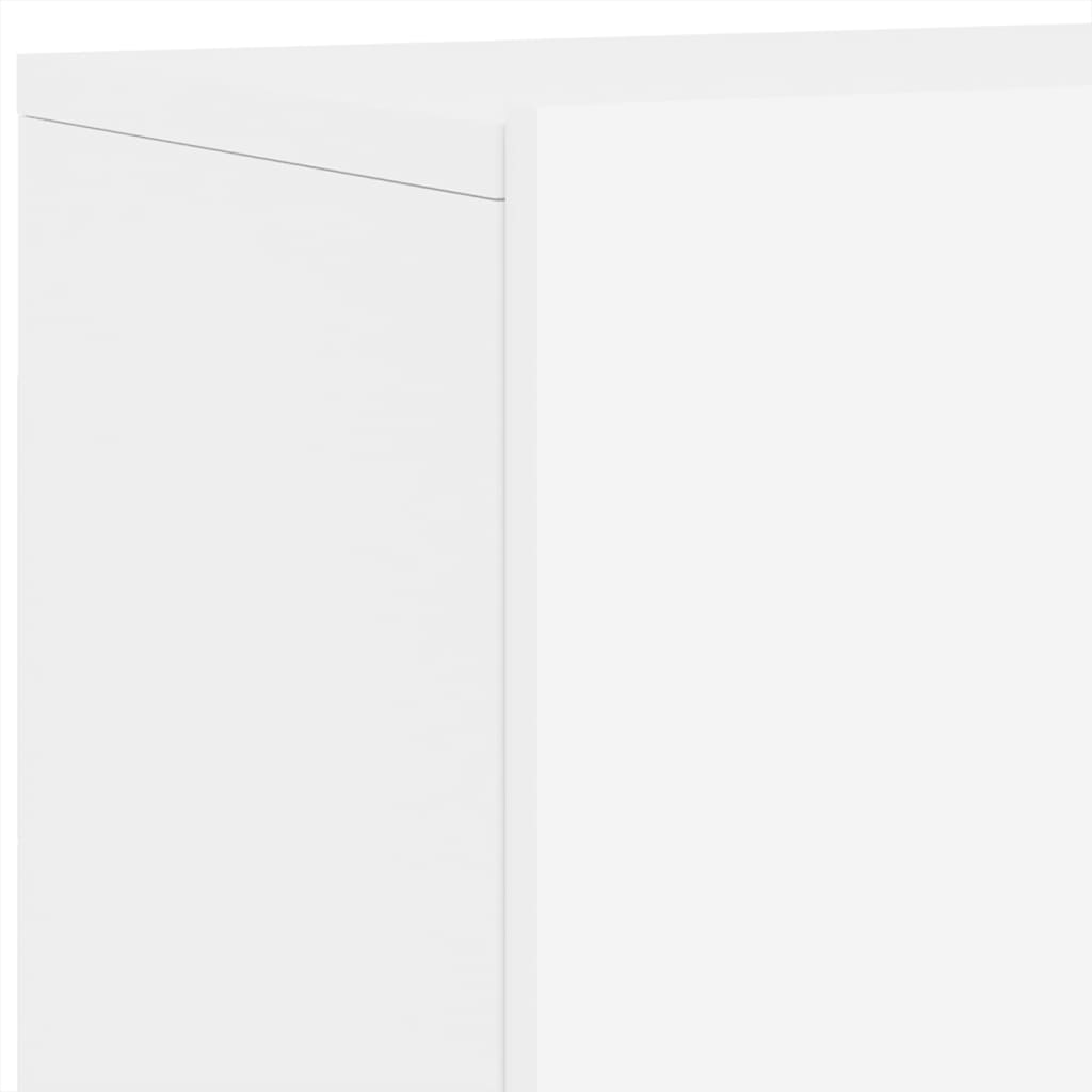 vidaXL 5 Piece TV Wall Units White Engineered Wood
