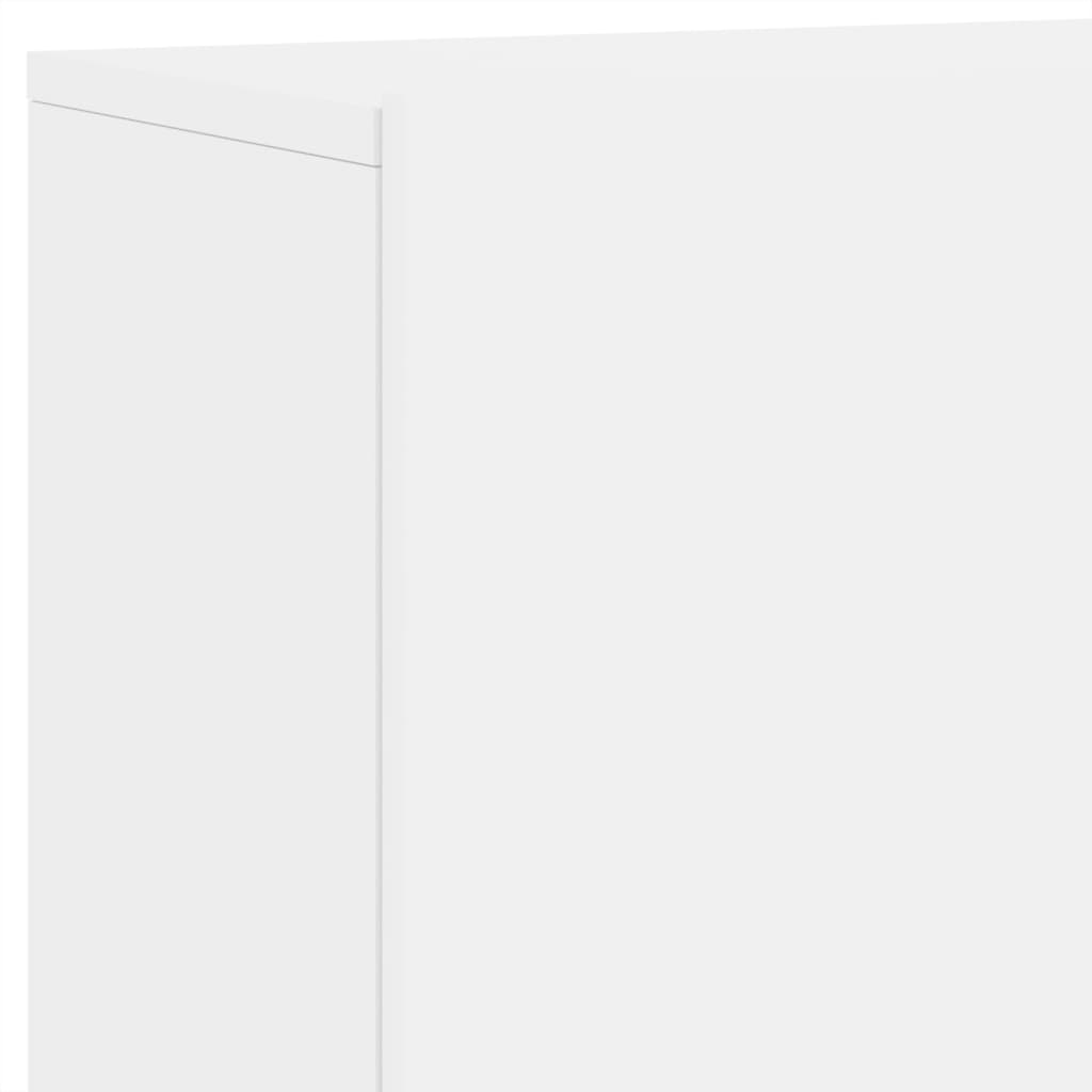 vidaXL 5 Piece TV Wall Units White Engineered Wood