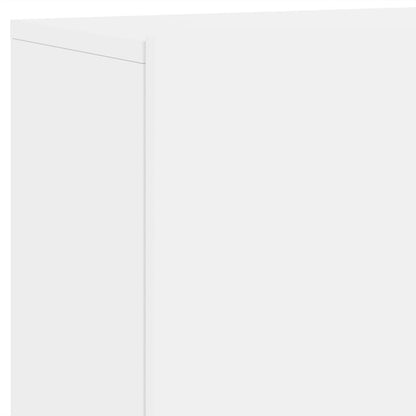 vidaXL 5 Piece TV Wall Units White Engineered Wood