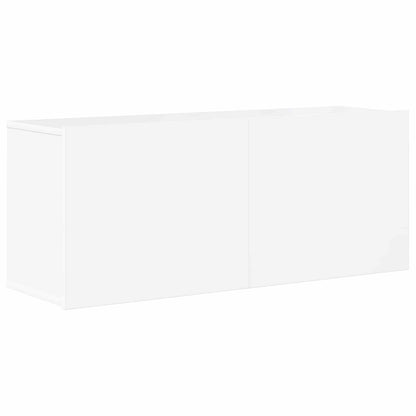 vidaXL 5 Piece TV Wall Units White Engineered Wood