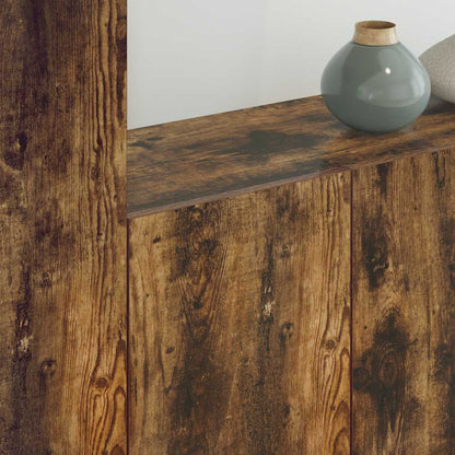 vidaXL 5 Piece TV Wall Units Smoked Oak Engineered Wood