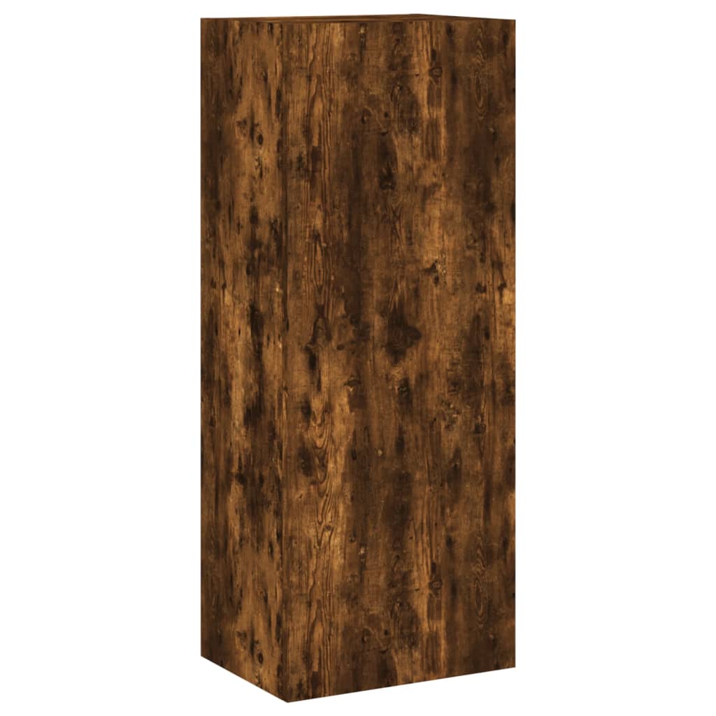 vidaXL 5 Piece TV Wall Units Smoked Oak Engineered Wood